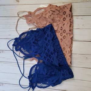 2 free people bralette